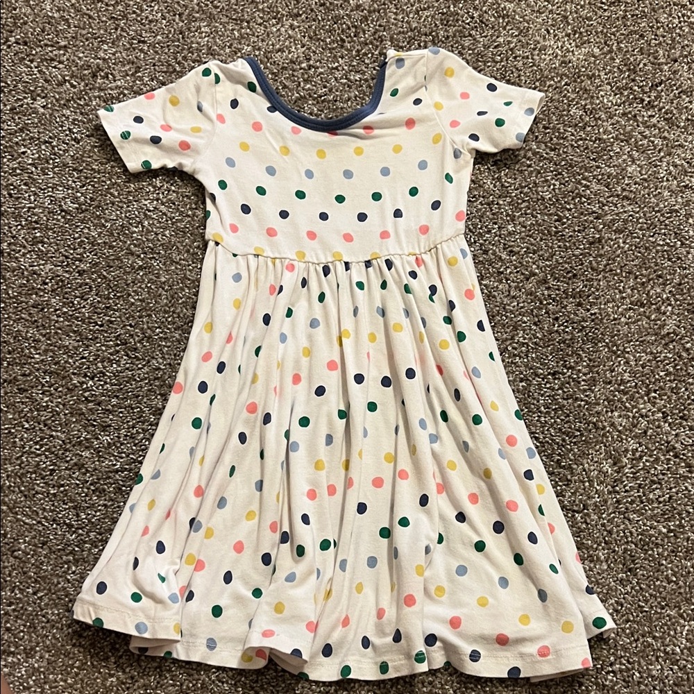 Kyte BABY Multicolor Polka Dot Kids Dress